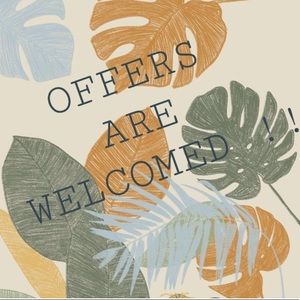 All reasonable offers accepted!